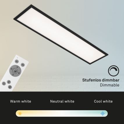 Brilo - Plafoniera LED dimmerabile PIATTO LED/24W/230V 3000-6500K 100x25 cm + telecomando