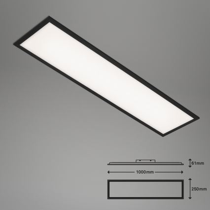 Brilo - Plafoniera LED dimmerabile PIATTO LED/24W/230V 3000-6500K 100x25 cm + telecomando