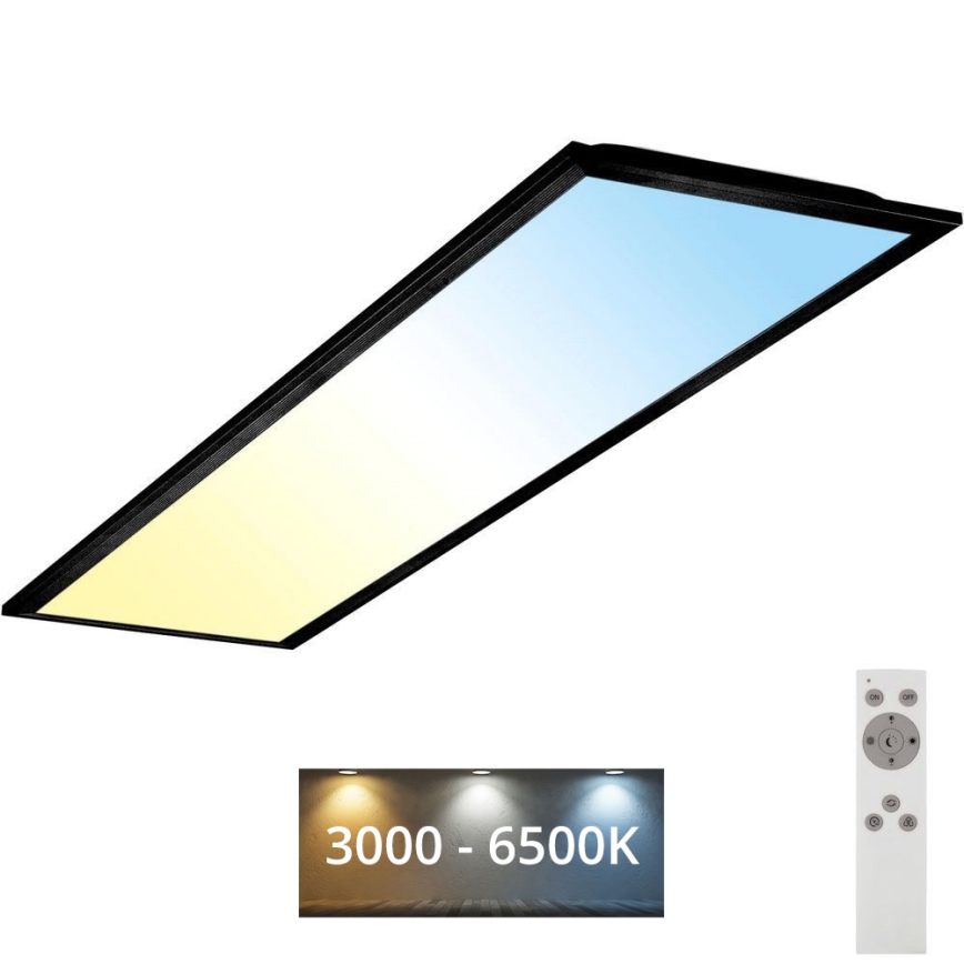 Brilo - Plafoniera LED dimmerabile PIATTO LED/24W/230V 3000-6500K 100x25 cm + telecomando