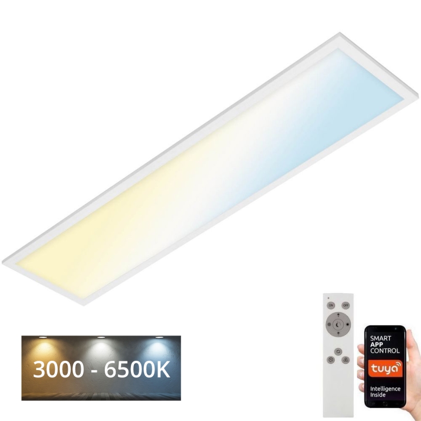 Brilo - Plafoniera LED dimmerabile PIATTO LED/28W/230V 3000-6500K Wi-Fi Tuya + telecomando