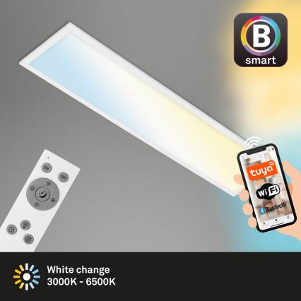 Brilo - Plafoniera LED dimmerabile PIATTO LED/28W/230V 3000-6500K Wi-Fi Tuya + telecomando