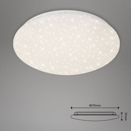 Brilo - Plafoniera LED dimmerabile STARRY SKY LED/22W/230V 3000-6000K + telecomando