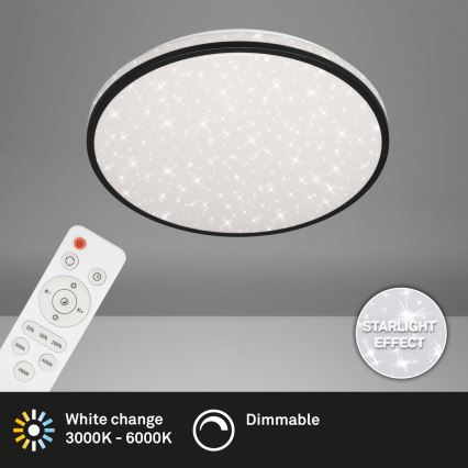 Brilo - Plafoniera LED dimmerabile STARRY SKY LED/24W/230V 3000-6000K + telecomando