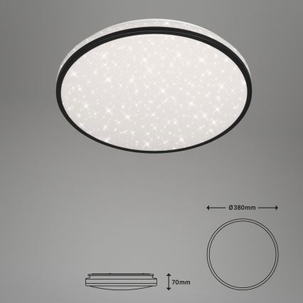 Brilo - Plafoniera LED dimmerabile STARRY SKY LED/24W/230V 3000-6000K + telecomando