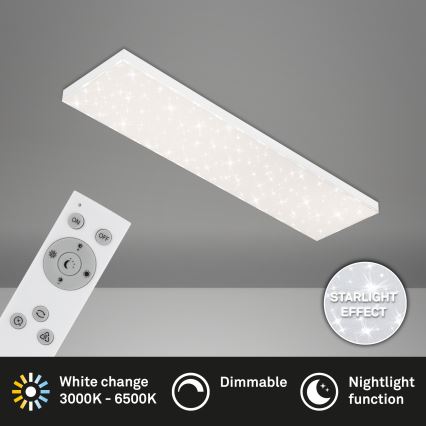 Brilo - Plafoniera LED dimmerabile STARRY SKY LED/24W/230V 3000-6500K + telecomando