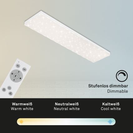 Brilo - Plafoniera LED dimmerabile STARRY SKY LED/24W/230V 3000-6500K + telecomando