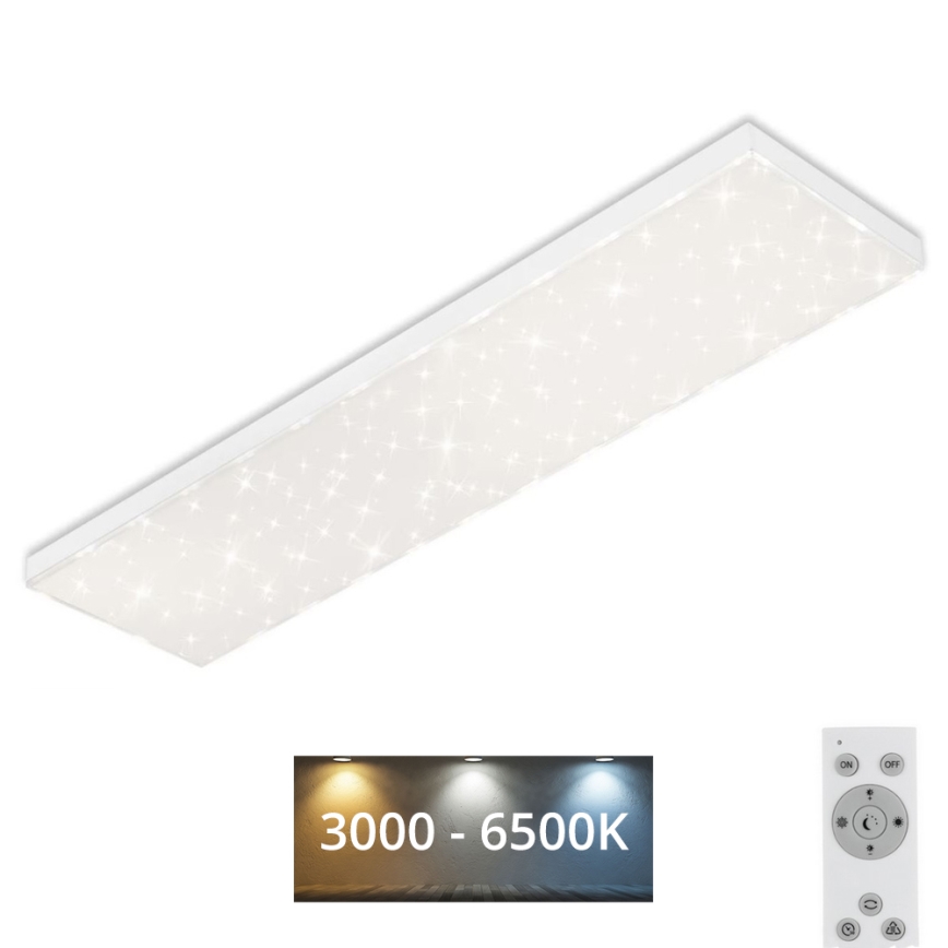 Brilo - Plafoniera LED dimmerabile STARRY SKY LED/24W/230V 3000-6500K + telecomando