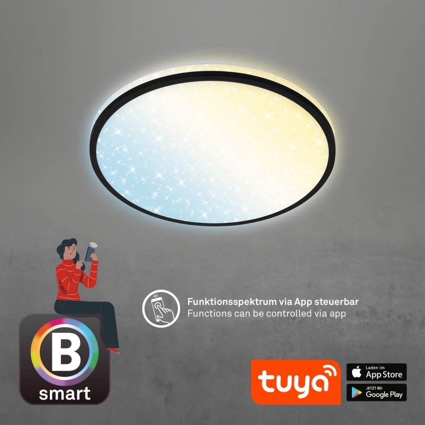 Brilo - Plafoniera LED dimmerabile STARRY SKY LED/24W/230V 3000-6500K Wi-Fi Tuya + telecomando