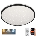 Brilo - Plafoniera LED dimmerabile STARRY SKY LED/42W/230V 3000-6500K Wi-Fi Tuya + telecomando