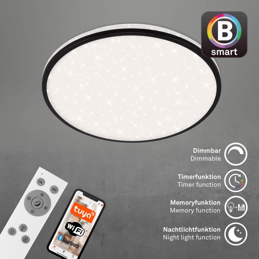 Brilo - Plafoniera LED dimmerabile STARRY SKY LED/42W/230V 3000-6500K Wi-Fi Tuya + telecomando