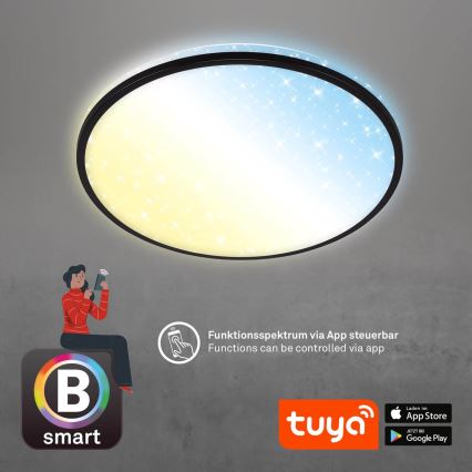 Brilo - Plafoniera LED dimmerabile STARRY SKY LED/42W/230V 3000-6500K Wi-Fi Tuya + telecomando