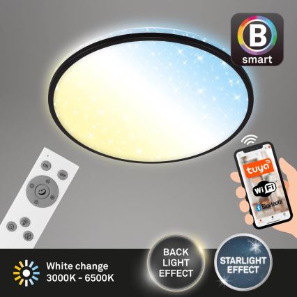 Brilo - Plafoniera LED dimmerabile STARRY SKY LED/42W/230V 3000-6500K Wi-Fi Tuya + telecomando