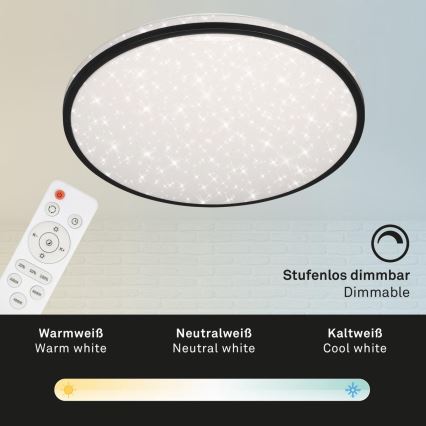 Brilo - Plafoniera LED dimmerabile STARRY SKY LED/48W/230V 3000-6000K + telecomando