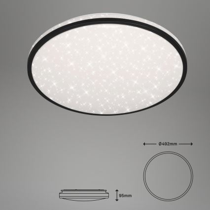 Brilo - Plafoniera LED dimmerabile STARRY SKY LED/48W/230V 3000-6000K + telecomando