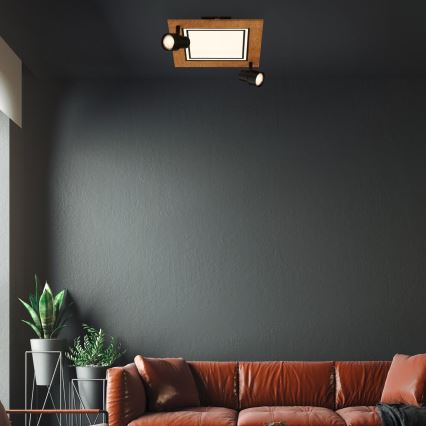 Brilo - Plafoniera LED LED/12W/230V + 2xGU10/9W 3000K