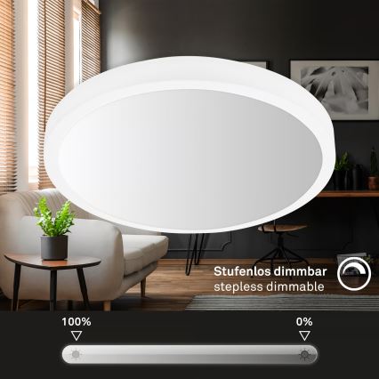 Brilo - Plafoniera LED RGBW dimmerabile LED/20W/230V 2200-6500K Wi-Fi Tuya diam. 27 cm