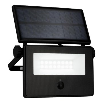 Brilo - Proiettore solare LED con sensore LED/5W/5,5V IP54 1200 mAh