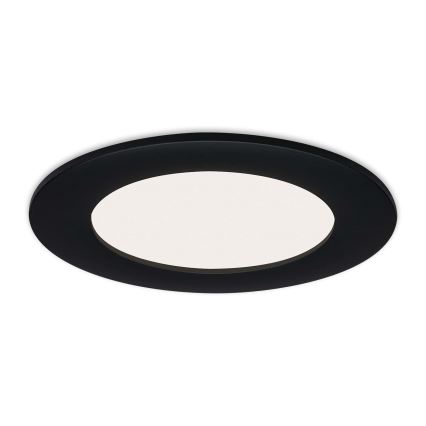 Brilo - Set da 3 faretti LED da incasso per bagno FLAT LED/6W/230V IP44 nero
