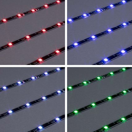Brilo - Striscia LED RGBW dimmerabile per TV 3m LED/2,5W/USB + telecomando