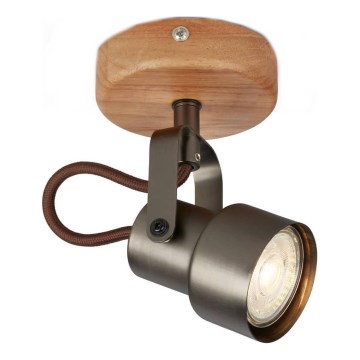 Brilo - TAHUN Faretto LED 1xGU10/5W/230V Brown