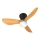 Brilo - Ventilatore da soffitto dimmerabile a LED LUFITO LED/15W/230V 3000/4000/6000K beige + telecomando