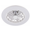 Brilo - Ventilatore da soffitto dimmerabile a LED PAFO LED/24W/230V 3000-6500K bianco + telecomando