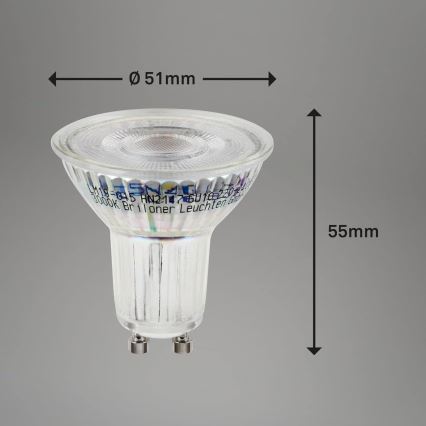 Briloner 0548-003 - SET 10x Lampadina LED GU10/3,5W/230V 3000K