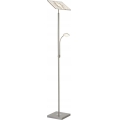 Briloner 1328-022 - Lampada da terra dimmerabile a LED LED/21W/230V + LED/3,5W cromo opaco