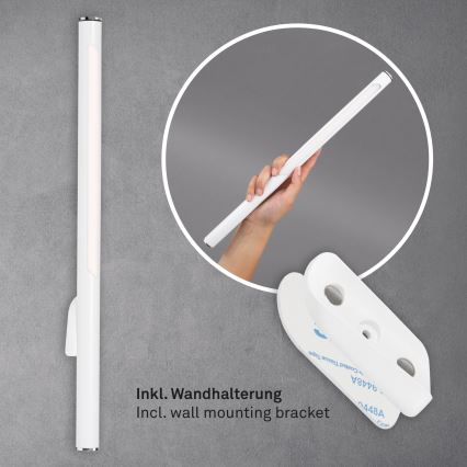 Briloner 1384-016 - Lampada da terra touch a LED dimmerabile 2in1 EVERYWHERE LED/2,3W/5V 2000 mAh