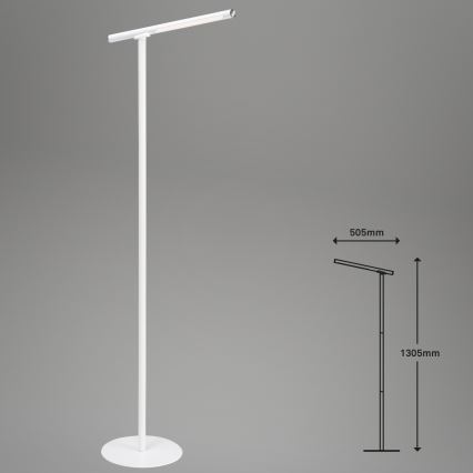 Briloner 1384-016 - Lampada da terra touch a LED dimmerabile 2in1 EVERYWHERE LED/2,3W/5V 2000 mAh