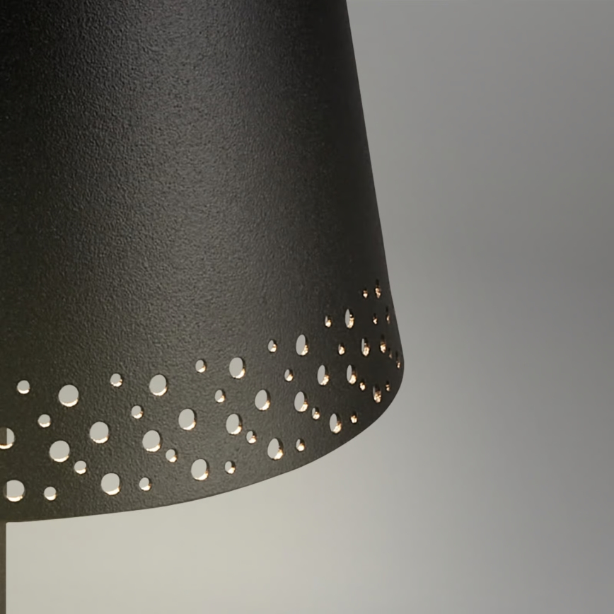 Briloner 1438015 - Lampada da terra dimmerabile a LED KIKI LED/4,3W/5V IP44 2600 mAh nero