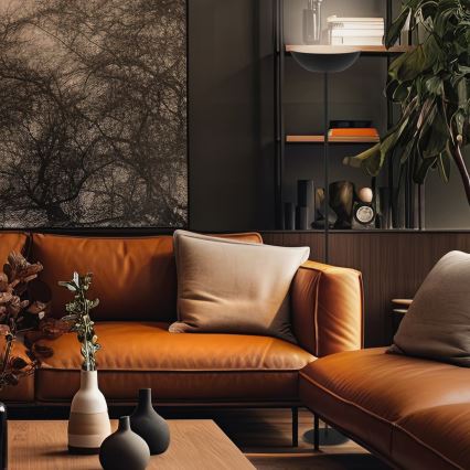 Briloner 1500015 - Lampada da terra dimmerabile a LED ESTATE LED/8W/5V 4000 mAh nera