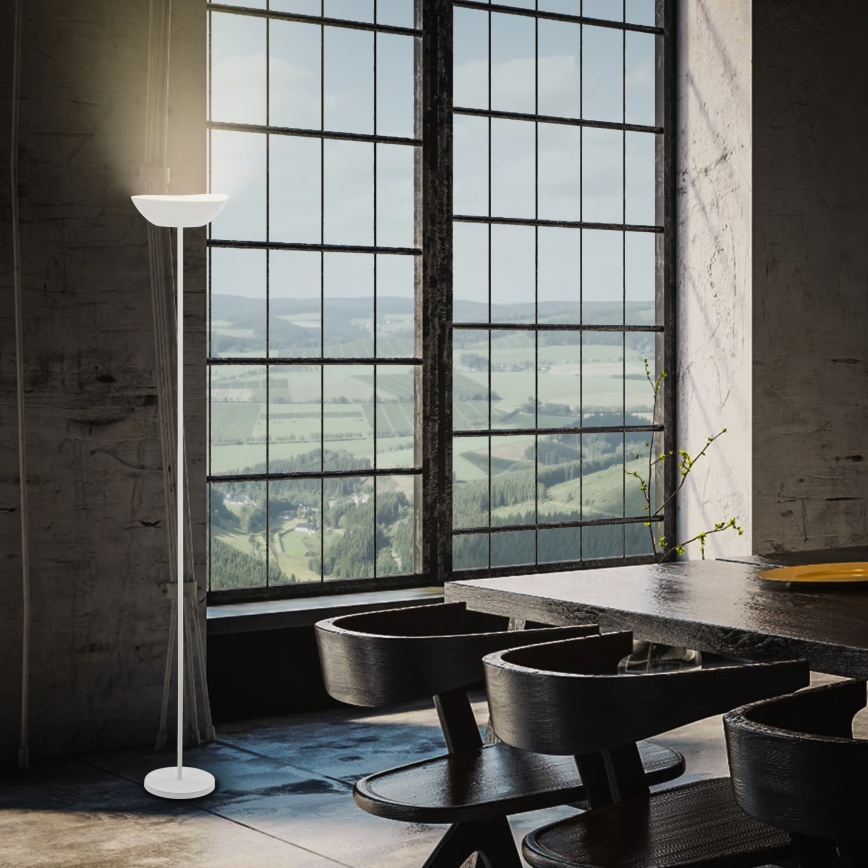 Briloner 1500016 - Lampada da terra dimmerabile ESTATE LED/8W/5V 4000 mAh bianca