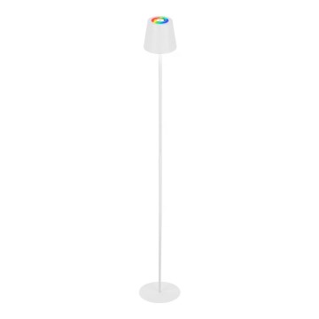 Briloner 1507016 - Lampada da terra dimmerabile a LED KIKI LED/4,3W/5V IP44 2600 mAh bianca
