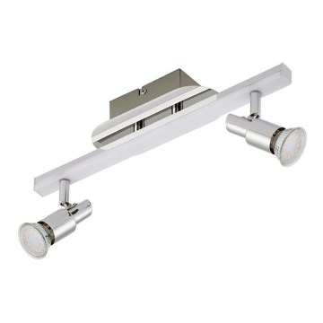 Briloner 2029-038 - Faretto LED REN 2xGU10/3W/230V + LED/6W