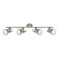 Briloner 2049-042 - Faretto 4xE14/40W/230V argento