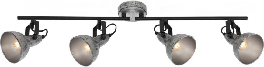 Briloner 2049-044 - Faretto RETRO 4xE14/40W/230V grigio