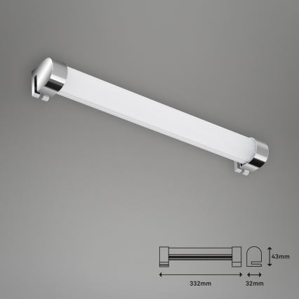 Briloner 2059-018 - Illuminazione a LED per specchi da bagno SPLASH LED/8W/230V IP44