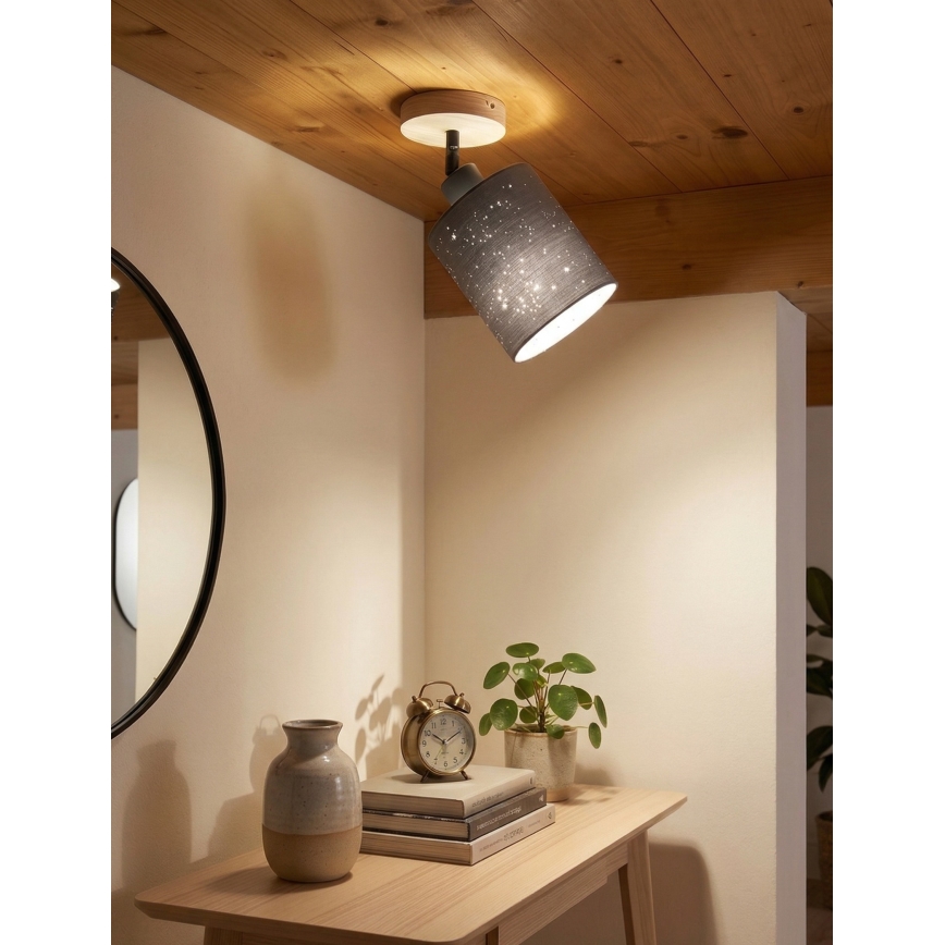 Briloner 2078-011 - Faretto da parete SPOTLIGHT 1xE27/25W/230V beige