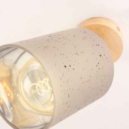 Briloner 2078-011 - Faretto da parete SPOTLIGHT 1xE27/25W/230V beige