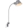 Briloner 2079-014 - Lampada flessibile a parete 1xE27/10W/230V argento