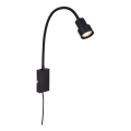 Briloner 2085-015 - Lampada da parete LED Touch TUSI 1xGU10/5W/230V nero