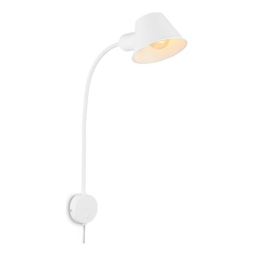 Briloner 2089-016 - Lampada da parete flessibile BRELLO 1xE27/10W/230V bianca