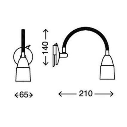 Briloner 2097-018 - Illuminazione a LED per specchi SPLASH 1xG9/2,5W/230V