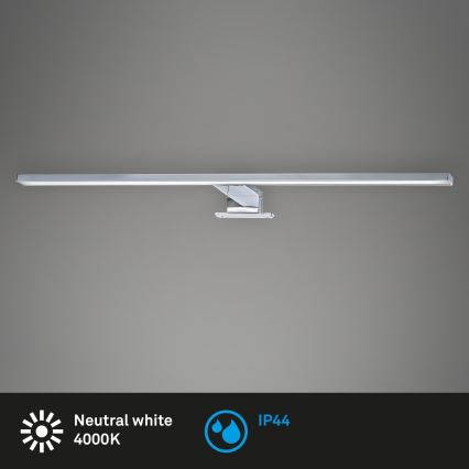 Briloner 2104-118 - Illuminazione LED per specchio da bagno LED/8W/230V 60 cm cromo opaco