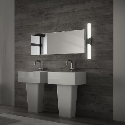 Briloner 2111-115 - Illuminazione per specchio da bagno LED/11W/230V IP44 47 cm nera