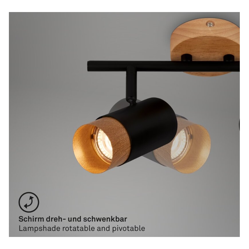 Briloner 2144025 - Faretto SPOT 2xGU10/9W/230V