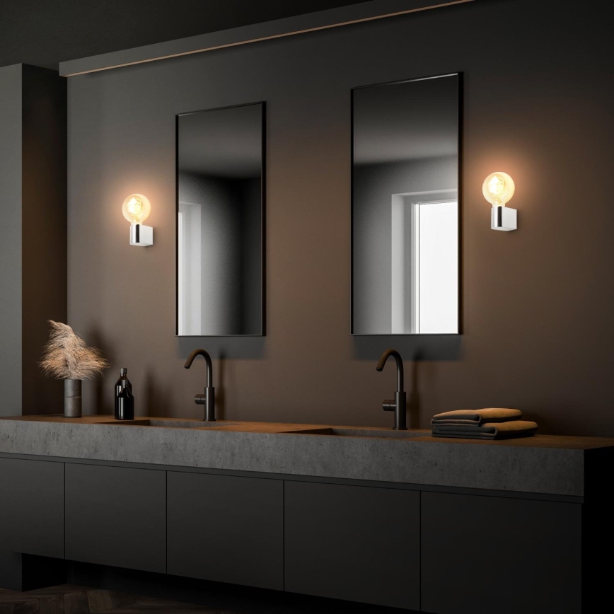 Briloner 2182-018 - Applique da bagno DONGA 1xE27/10W/230V IP44 cromo lucido