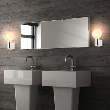 Briloner 2182-018 - Applique da bagno DONGA 1xE27/10W/230V IP44 cromo lucido