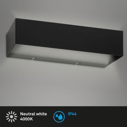 Briloner 2204-015 - Applique a LED da esterno LED/8W/230V IP44 nero